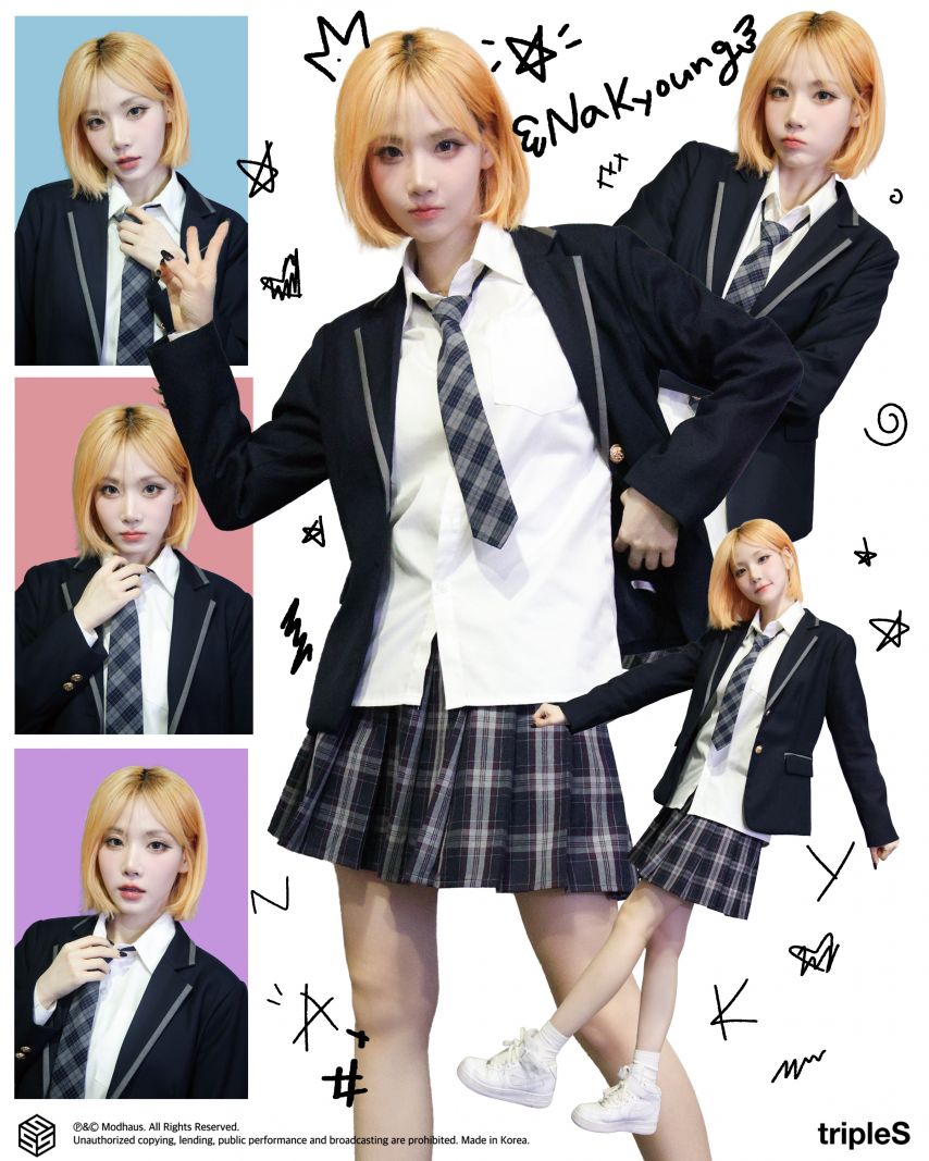 [tripleS] 깨어 음악방송 1주차 나경,카에데의 LOOKBOOK