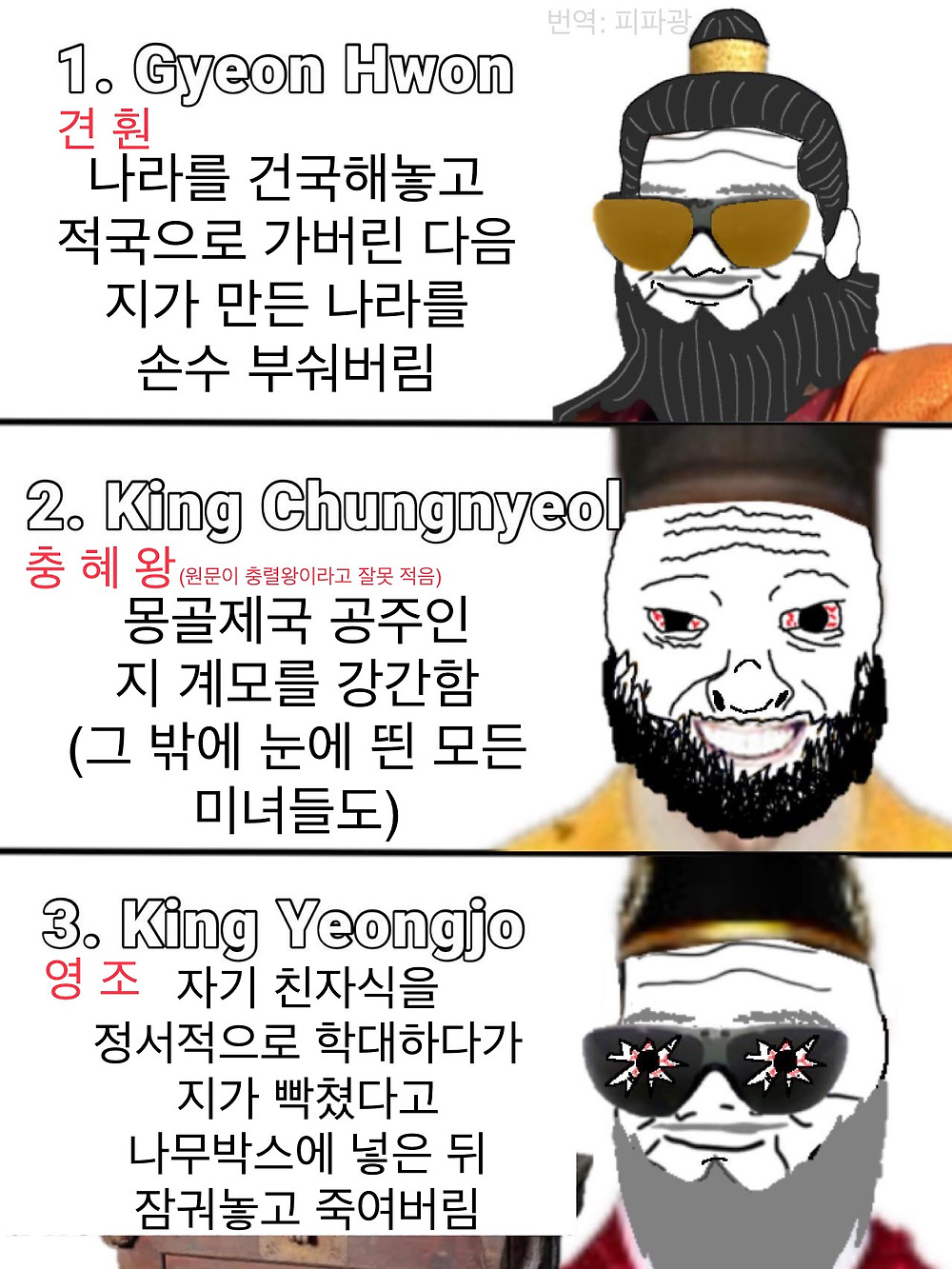 외국에서 경악한 한국사 진짜 광기 왕들