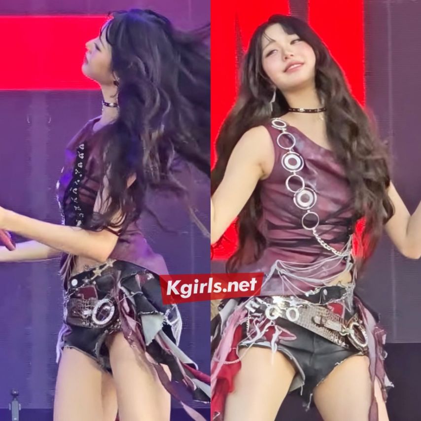 아이브 장원영 롤라팔루자 파리 짧은 팬츠