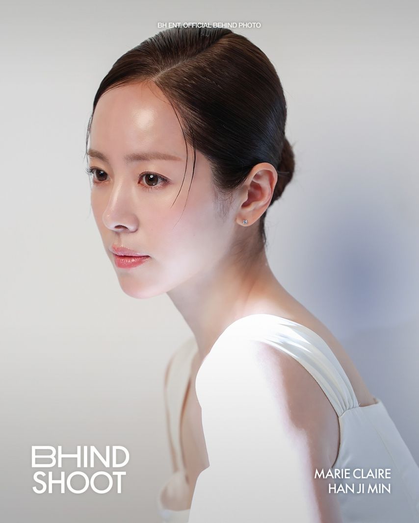 한지민 마리끌레르 비하인드 등