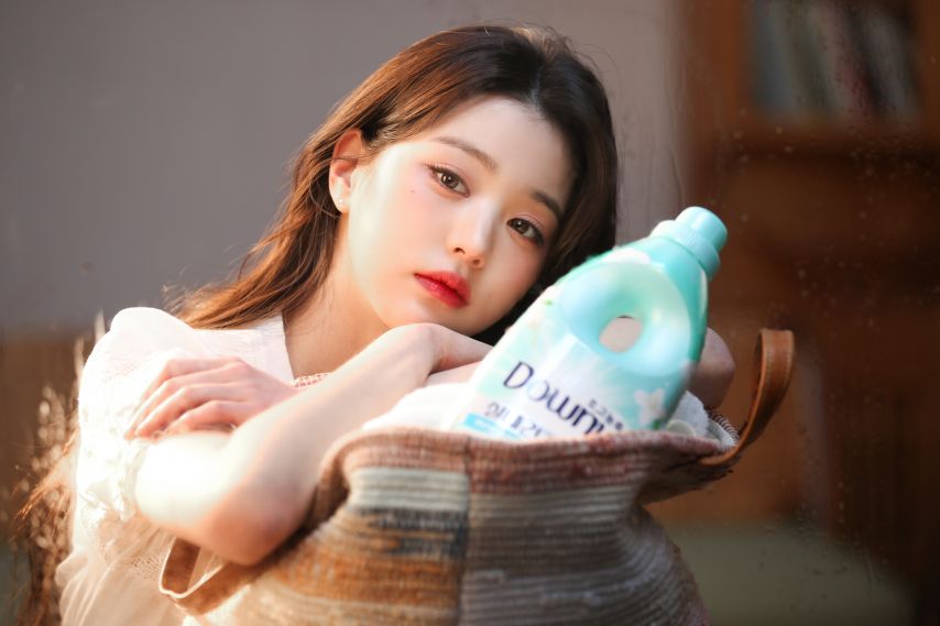 아이브 장원영 X ‘다우니’ 광고 촬영 현장 비하인드