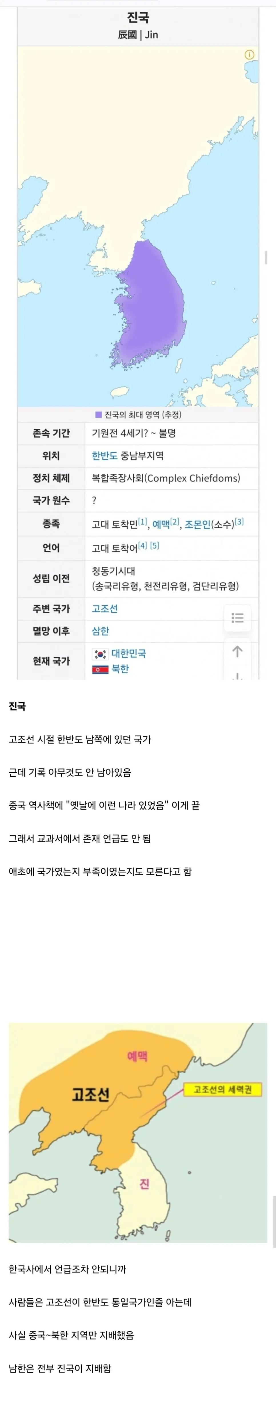 한국사에서 거의 언급 안 되는 국가