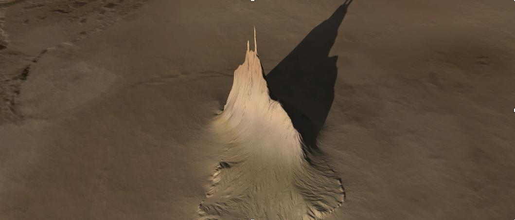 NASA에서 공개한 목성의 위성에서 찍힌 산 ㄷㄷ