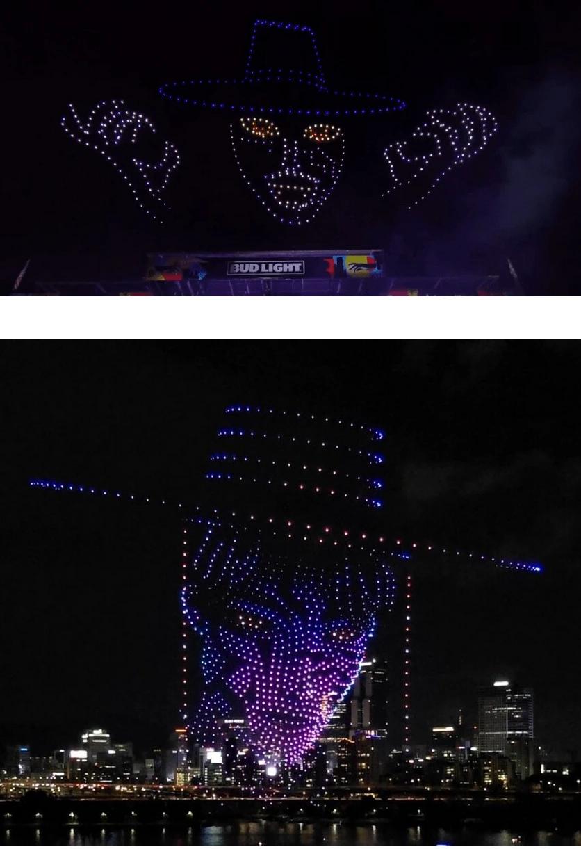 케데헌 미국 vs 한국 드론쇼 차이