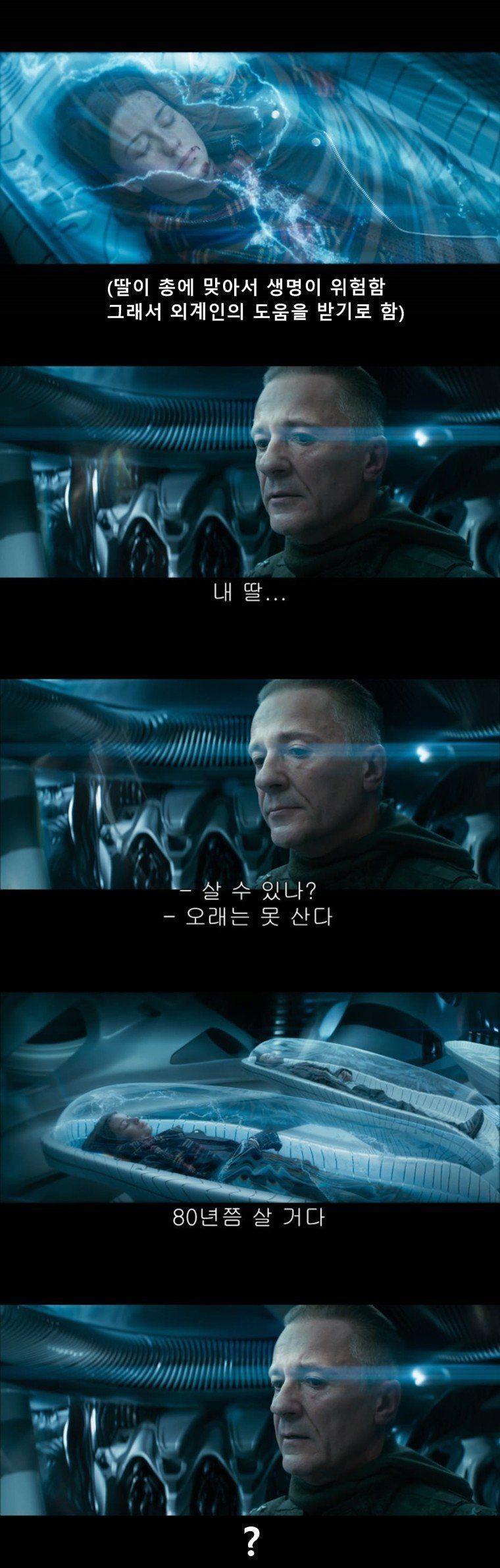 외계인 : 미안하다.. 지구인... 우리 기술력으로도 오래는 못 산다;;;