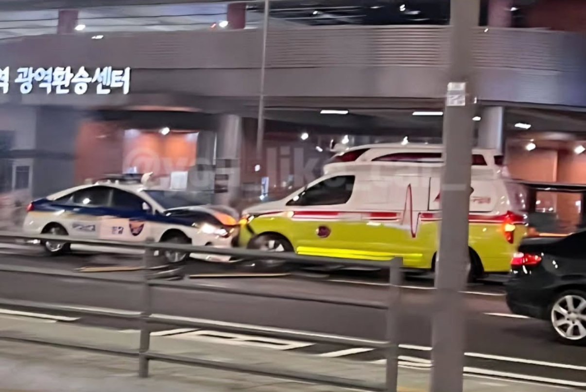 경찰 vs 소방 공권력 충돌상황