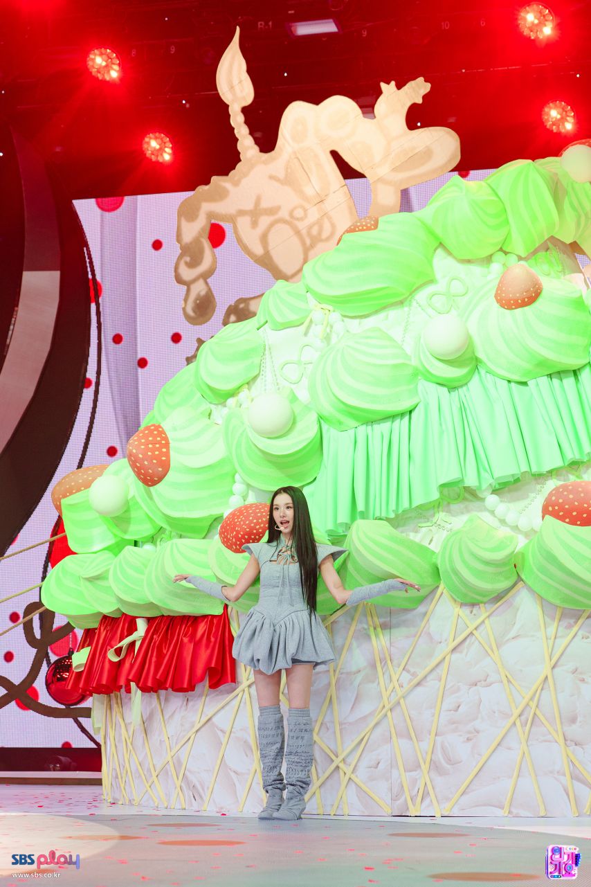 트와이스 채영 인기가요 현장포토