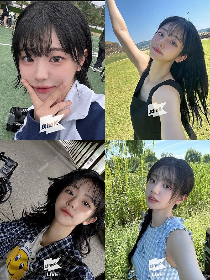 QWER 원더케이 셀카 변천사