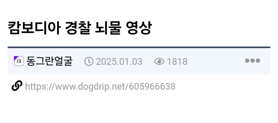 대놓고 뇌물 챙기는 캄보디아 교통경찰
