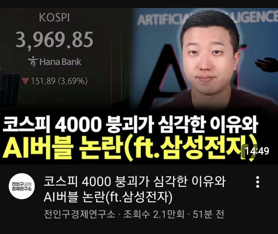 현재 코스피가 다시 반등하고 있는 이유