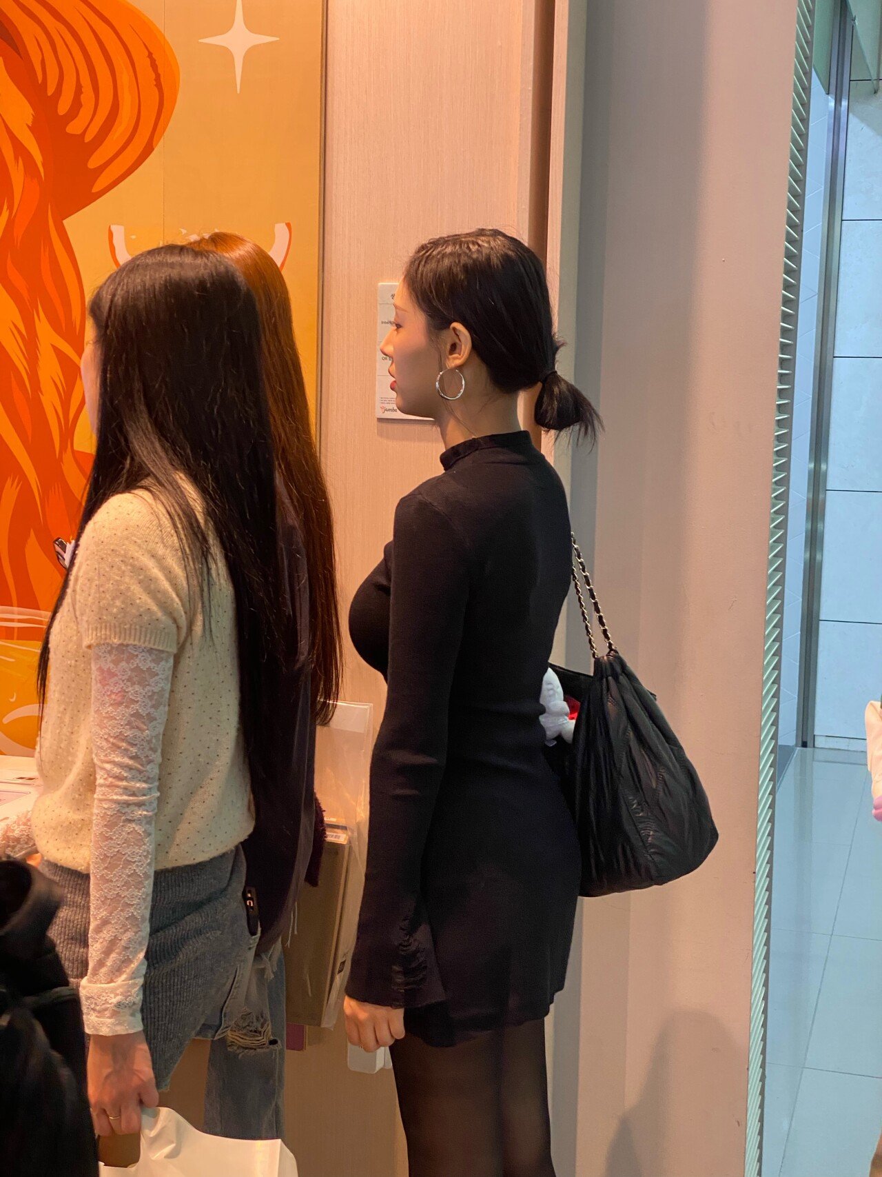 라잇썸 한초원 실물느낌 블랙원피스 검스 묵직한 옆슴라인