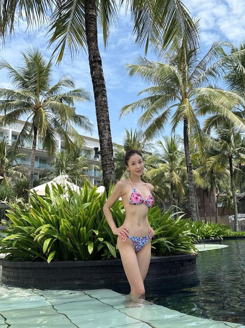 원자현 신행 비키니