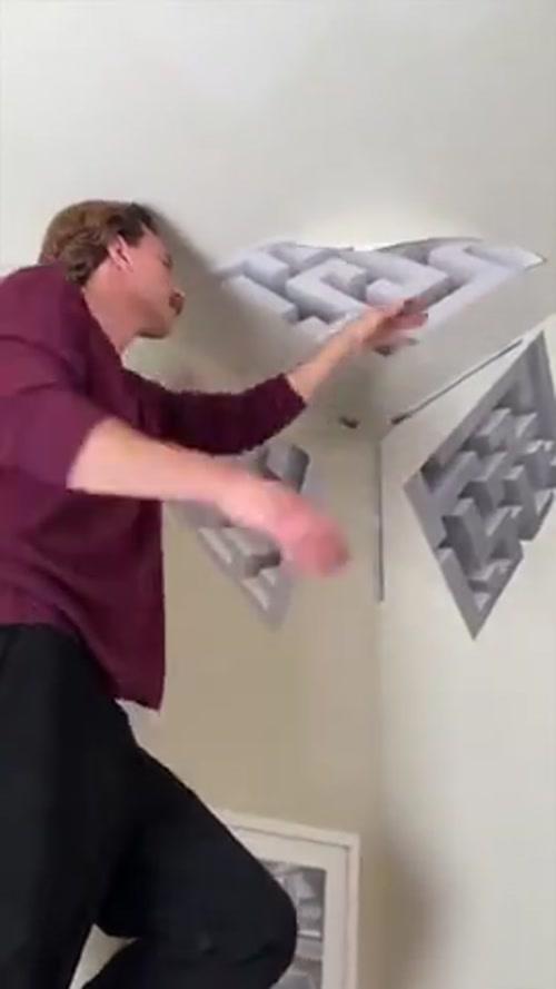 천장 구석에 저런 거 그려서 붙이고 싶다