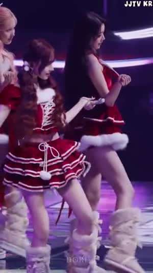 섹시 산타복 우월한 기럭지 각선미 아이브 장원영